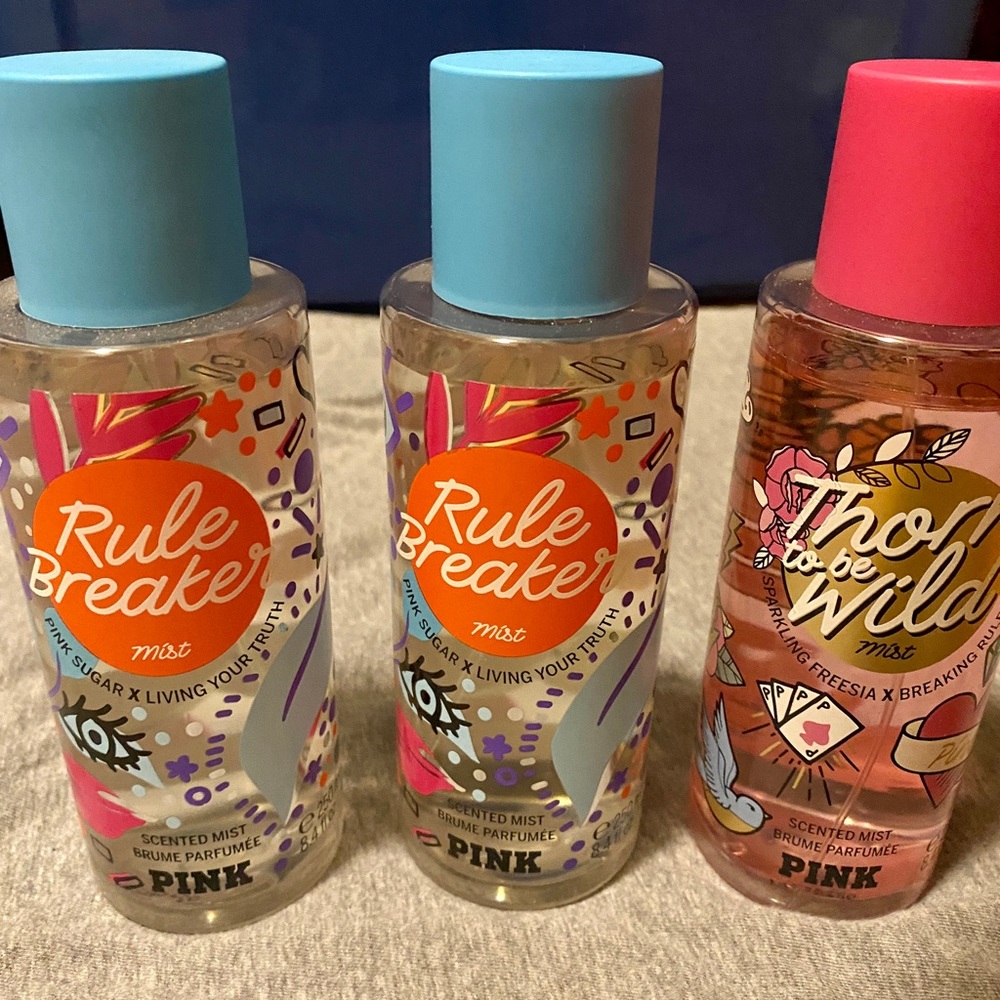 3 VS Pink scented mist - bundle
